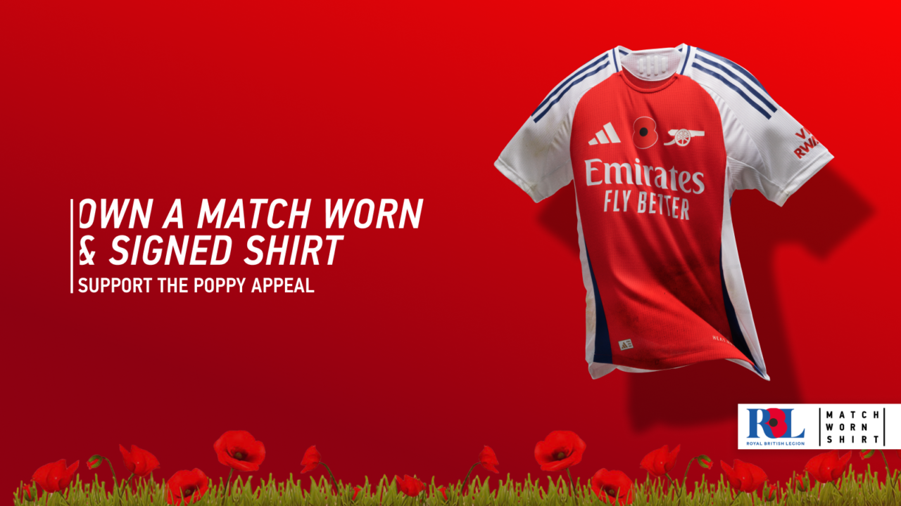 MatchWornShirt support the Royal British Legion in new Football Poppy Shirt Campaign