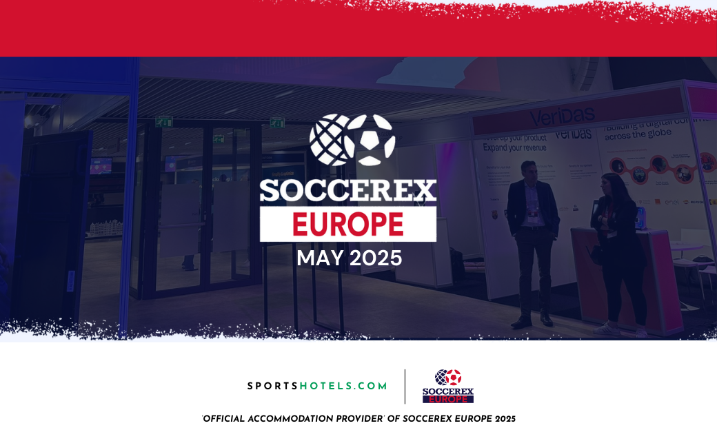 SportsHotels.com to attend Soccerex Europe 2025, offering exclusive, discounted hotel rates for all event attendees